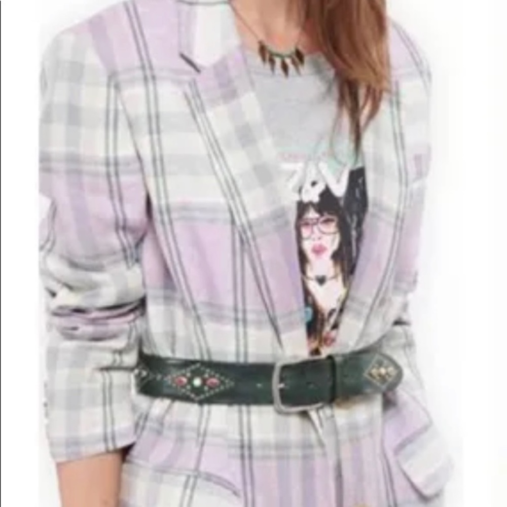 Isabel Marant Etoile plaid blazer